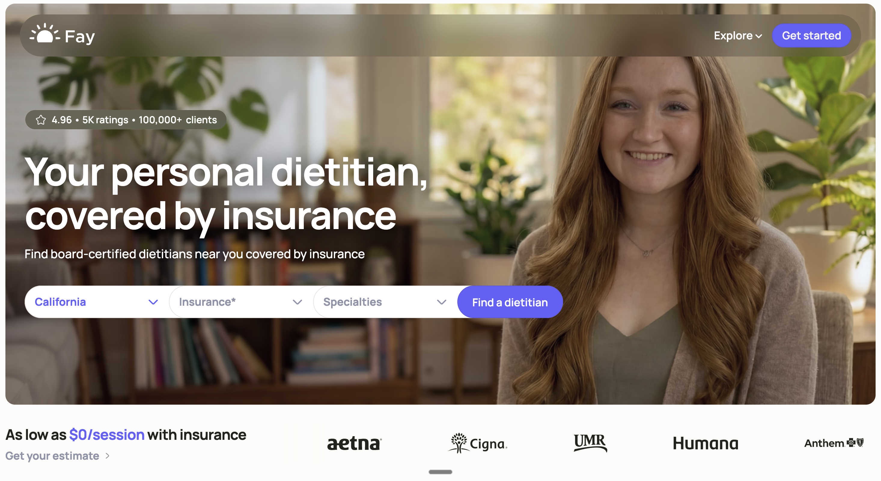 Fay Nutrition website